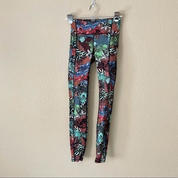 Lululemon RARE fast & free floral print leggings - Picture 3 of 6